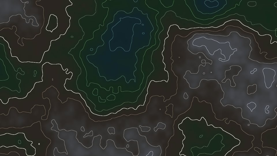 Contour Map: a topographic map with contour lines